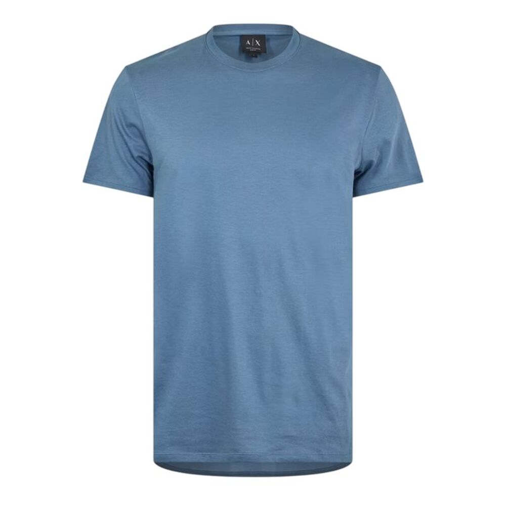 Armani Exchange Mens Short-Sleeved T-Shirt / China Blue